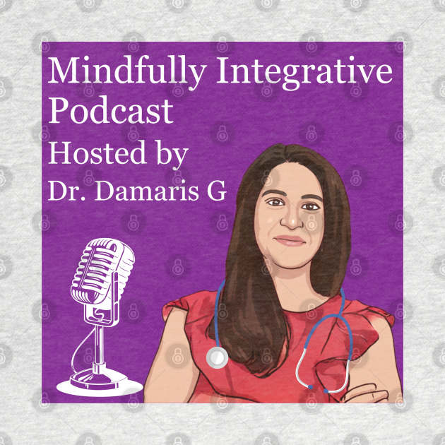 Cartoon Damaris Podcast 2 by mindfully Integrative 